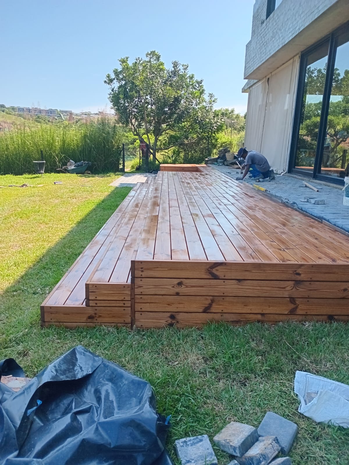 Outdoor wooden structures